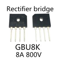 2PCS/LOT GBU8K 8A/800V DIP-4 rectifier bridge flat bridge bridge stack  In Stock New Original