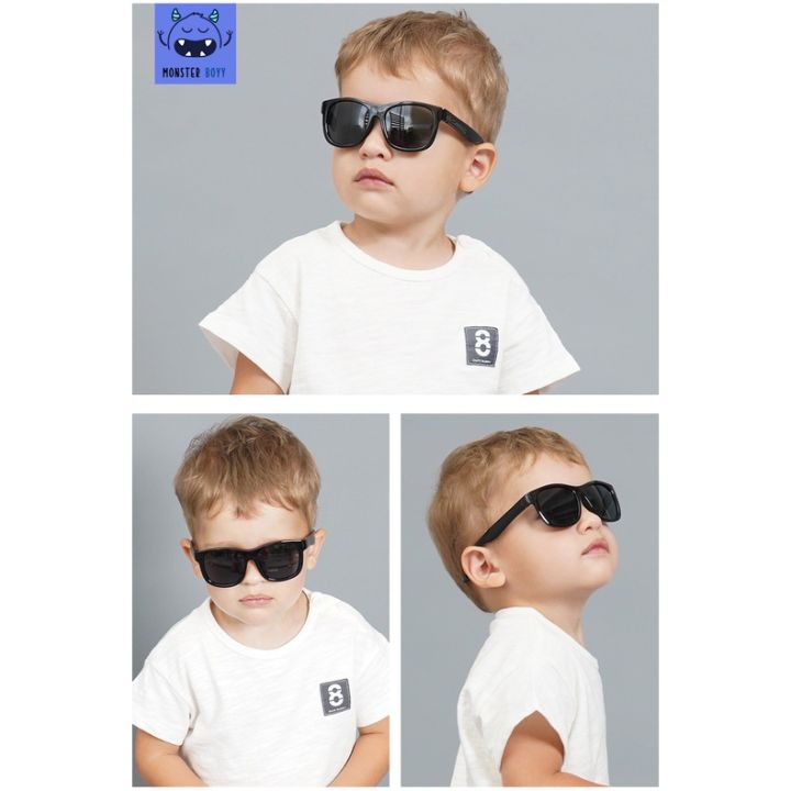 sunglasses-แว่นตา-แว่นตากันแดด-แว่นตาแฟชั่น-แว่นกันแดด-แว่นตาเด็ก-monster-boyy-สำหรับเด็กอายุ-0-4-ปี-กันแดด-กันรังสี-uv400-model1-แว่นผู้หญิง-แว่นผู้ชาย-แว่นตากันแดดผู้ชาย-ผู้หญิง-แว่นเด็ก