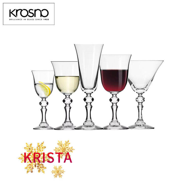 Krosno Polish crystal glass Stemware wine glass champagne glass Baijiu