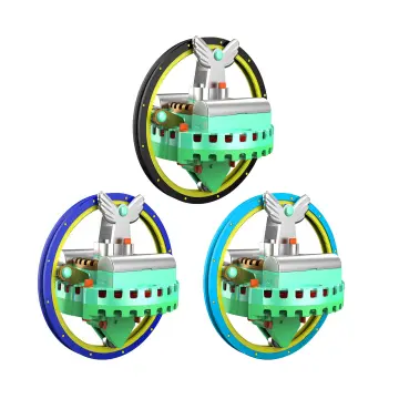 Creative Magical Tumbler Unicycle Robot Electric Toy Tightrope Walker  Balance Car Assembling Interesting Gifts For Boys Girls