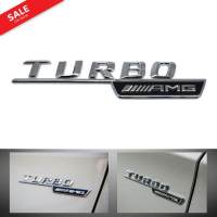 โลโก้ โลโก้ติดรถยนต์ ติดแต่งประดับรถ TURBO AMG พร้อมส่ง