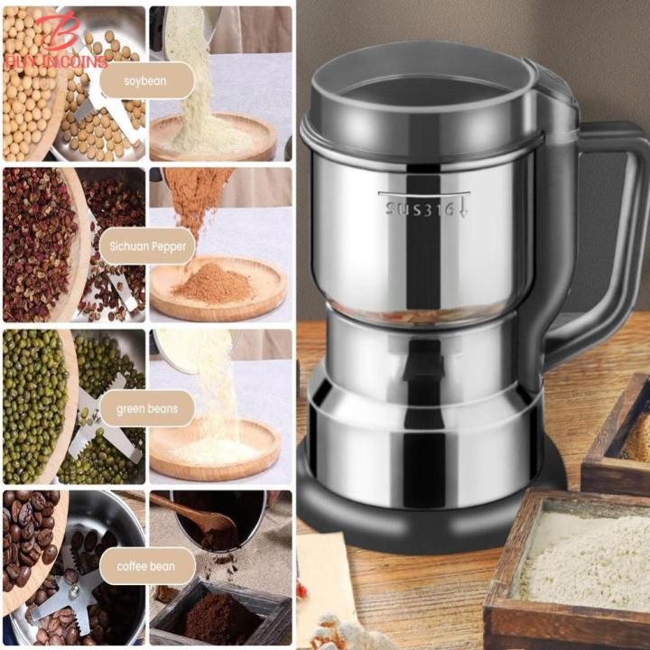 High Power Electric Coffee Grinder Kitchen Cereal Nuts Beans Spices Grains  Grinder Machine Multifunctional Home Coffee Grinder