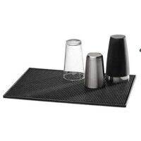 เสื่อยางกันลื่น สำหรับวางแก้วเครื่องดื่ม Rubber Bar mat  15 x 30 cm