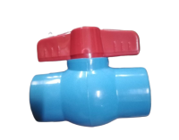 บอลวาล์ว สีฟ้า วาล์วน้ำ PVC ขนาด 1" ลัคกี้  PVC BALL VALVE  เเพ็คละ 10 ชิ้น  พร้อมส่ง