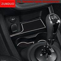 ZUNDUO Anti-Slip Gate Slot Cup Mat For Lada Vesta 2015 ~ 2019 Ruer Coaster Essories 6Pcs Cup Cushion Car Styling Stickers