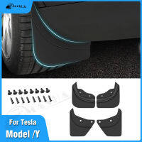 อัพเกรด Mud Flaps Splash Guards สำหรับ Tesla รุ่น Y 2020 2021 2022 2023 Mudflap Fender Flares Fit สำหรับด้านหน้าด้านหลัง Y อุปกรณ์เสริม