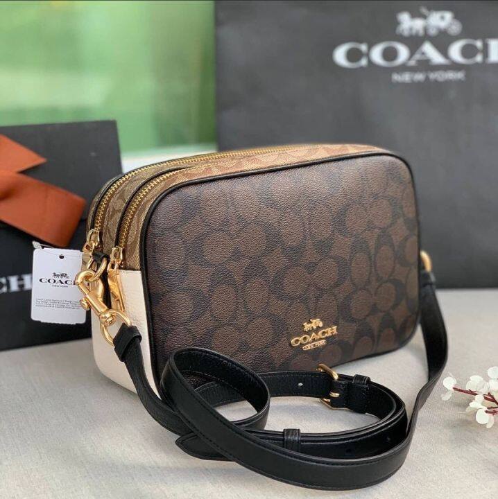 Coach, Bags, Coachjes Crossbody In Blocked Signature Canvas