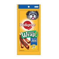 ขนมสุนัข Pedigree Chicken Wrap 6x25 G เพดดิกรี ชิคเก้นแรพ