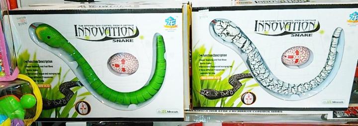 งูของเล่นชารจไฟ-มีรีโมท-รูปใข่-เคลื่อนไหวได้-innovation-snake