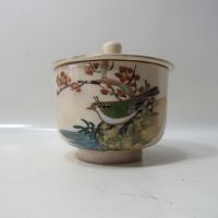 Japanese Lidded Tea cup Satsuma ware Japanese แก้วชาพร้อมฝา