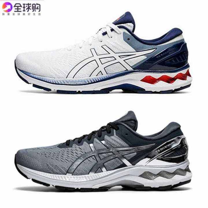 2023-asics-รองเท้าวิ่งรองรับ-k27เจล-คายาโน่รองเท้ากีฬารองเท้าบุรุษนักรบดำรองเท้าเดินทาง