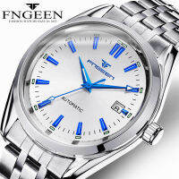 Mens Top Brand FNGEEN Automatic Mechanical Watches Self Windign Male Luminous Fashion Business Watch Casual Waterproof Relogio