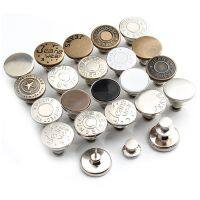 1Pcs Round Shape Metal Adjustable Waist Button DIY Sewing Accessories Multi Purpose for Pant Jeans Extended Buckles