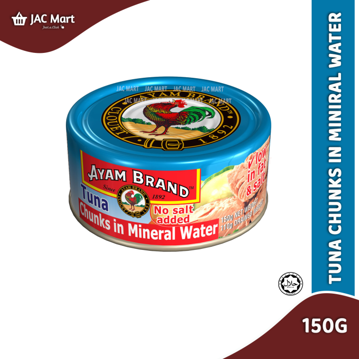 AYAM BRAND Tuna Chunks in Mineral Water 150G Lazada