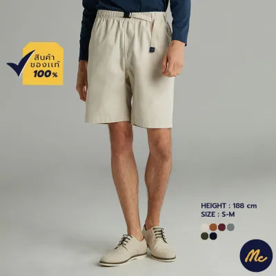 Mc Jeans กางเกงขาสั้น ผู้ชาย เอวยางยืด สวมใส่สบาย ปรับให้เข้ากับเอวได้ทุกรูปร่าง MAJZ055 MAJZ056 MCJZ060