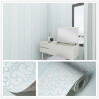 【▼Hot Sales▼】 shang815558 วอลล์เปเปอร์ไม่ทอ3d สไตล์ยุโรป Self Adhesive Wallpaper เครื่องตกแต่งฝาผนังห้องรับแขกห้องนอนสติ๊กเกอร์ตกแต่งบ้าน