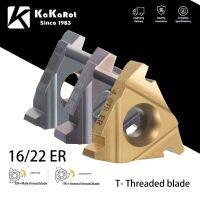 KaKarot T Type Thread Insert 16ER / 22ER 1.5TR 2TR 2.5TR 3TR 4TR 5TR 6TR เกลียวคาร์ไบด์ Tnsert Trapezoid Thread SNR CNC Lathe