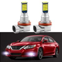 หมอกโคมไฟหลอดไฟ Led 2ชิ้นสำหรับ Nissan Altima 2005 2006 2007 2008 2009 2010 2011 2012 2013 2014 2015 2016 2018 2017