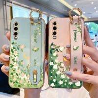 [ข้อเสนอพิเศษ] Romwe  เคสใส่สายรัดข้อมือสำหรับ Huawei P30ภาพวาดสีน้ำมันสดขนาดเล็กบางซิลิโคนไฟฟ้าฝาครอบโทรศัพท์