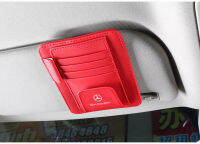 รถ Sun Visor Sunvisor กระเป๋า Organizer Holder สำหรับ Mercedes Benz W205 W204 W212 W117 W176 W213 Edition 1 AMG สไตล์