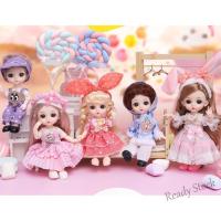 【Ready Stock】 ◑▩ C30 New 16cm Doll Toys Childrens Toys for Princess Girls Cute and Fashionable Mini Small Dolls Childrens Birthday Gifts
