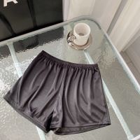 Summer women pant liner slips thin loose high waist shorts white elastic waist safety shorts pants black home casual underpants