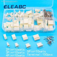 ☁♟ KF2510 Kits 40 sets Kit in box 2p 3p 4p 5 pin 2.54mm Pitch Terminal / Housing / Pin Header Connectors Adaptor