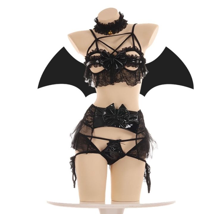 urp-2022-women-lingerie-sexy-demon-costume-lace-bat-pu-leather-little-devil-cosplay-maid-outfits-bra-set-lolita-anime-wings-uniform