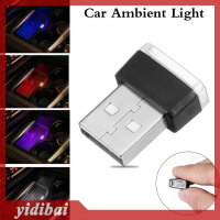 yidibai USB LED Car interior Light Strip บรรยากาศนีออนที่มีความยืดหยุ่นหลอดนีออนโคมไฟ