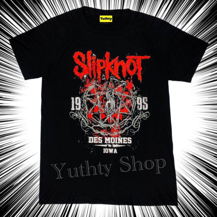 ใหม่-เสื้อวง-slipknot-เสื้อวินเทจ-เสื้อทัวร์t-shirt-เสื้อยืด-เสื้อวินเทจ90-เสื้อวงวินเทจ90-เสื้อแฟชั่น-ไม่มีตะเข็บข้าง-ใส่ได้ทั้งชายและหญิง