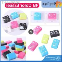 ☈☢❅ 1 / 3 PCS Eraser Stationery 4B Soft Rubber For Kids Kawaii Color Eraser Pencil Set Office School Exam Correction Art Supplies