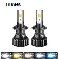 2pcs H4 H7 Led Headlight  CSP 3570 9005 HB3 9006 HB4 H1 H3 H11 880 881 Fog Light Bulb 6000k 3000k 4300k Turbo Lamp On Cars Bulbs  LEDs  HIDs