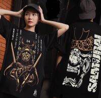 เสื้อยืดคอกลม ลาย SAMURAI