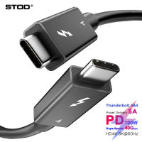 Thunderbolt 4สาย USB C 100W 40Gbps มุมขวาข้อศอกซ้าย L รูปร่าง Thunderbolt4 USB4 4K 8K Monitor โครงการจอแสดงผล HDMI ประเภท C สาย USBC ข้อมูล Thunderbolt 3เข้ากันได้กับ Thunderbolt3 Apple Macbook Samsung พื้นผิว HP Dell Thinkpad แล็ปท็อปสีฟ้า1M