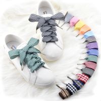 【CW】 2.5 cm Colored Shoe Laces Canvas Shoes Flat Shoelaces