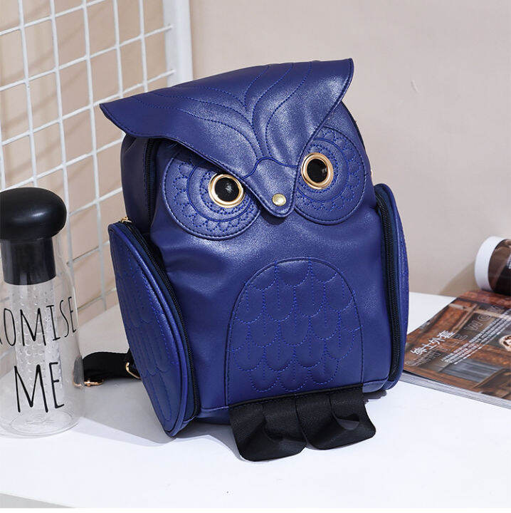 cute-owl-fashion-backpacks-for-women-cartoon-funny-owl-back-pack-softback-school-bags-teenage-children-leather-book-bag-5colors