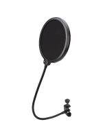 Black Double Layer Studio Microphone Windscreen Pop Filter for Speaking Recorder Pop Filter For Broadcast Online