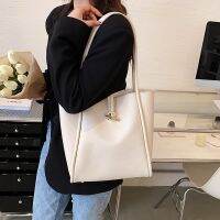 Simple All-Match Solid Color PU Shoulder Bag Trendy Unique Daily Commuter Mother-In-Child Temperament Travel Cross-Body Side Backpack 【AUG】