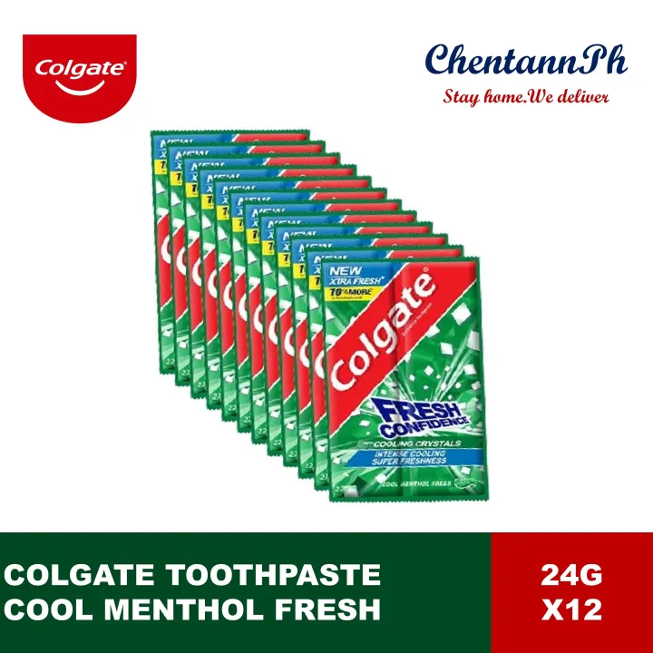 COLGATE GREEN Fresh Confidence Cool Menthol Fresh Twin Pack