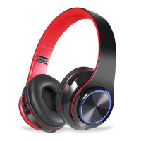 B39 LED Colorful Breathing Lights Portable Folding Built-in FM Wireless Bluetooth Headphones With MIC Support TF Card Mp3 Player