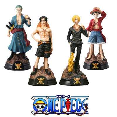 One Luffy Anime Piece Roronoa Zoro Action Figure Resin Collection Gift Model Toy