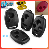 RTO Rumah/casing Kunci รีโมทคอนโทรล Plastik Warna Hitam สำหรับฮอนด้าแอ CRV นักบิน Civic 2 / 3 / 2 + 1 / 3 + 1 Tombol