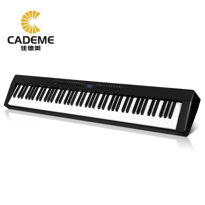Cademe Black Digital Piano Adult Electric Keyboard for Beginners 88