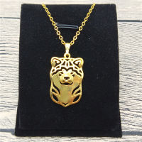 New Akita Necklace Trendy Style Japanese Akita Pendant Necklace Women Pet Jewellery Fashion Animal Dog Jewellery