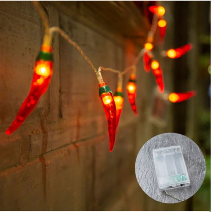 hot-wangshenghui-ไฟ-led-หลอดไฟประดับแบบสายพริกแดง50led-16ft-แบบเทพนิยายพริกไทยทำงานด้วยยูเอสบีเชือกทำครัว-led-หลอดไฟประดับแบบสายโคมไฟกลางคืนแสงอุ่นสีขาว