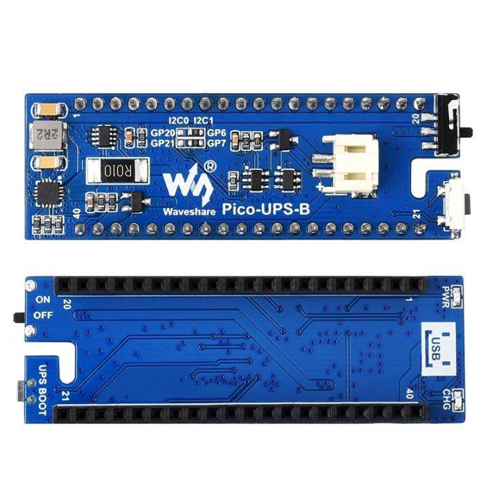 waveshare-ups-module-b-for-raspberry-pi-pico-board-uninterruptible-power-supply-monitoring-battery-via-i2c-bus-stackable-design