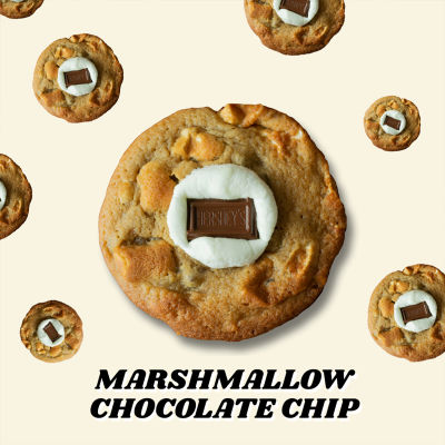 Jumbo Cookie - Marshmallow & Chocolate Chip 80g. คุ้กกี้ยักษ์ รส Marshmallow & Chocolate Chip กรอบนอกนุ่มใน - Oven Talk Bangkok