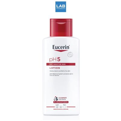 Eucerin pH5 Dry Sensitive Skin Lotion 250 ml. ยูเซอริน พีเอช5 ดราย เซ็นซิทีฟ สกิน โลชั่น ผลิตภัณฑ์บำรุงผิวกาย สำหรับผิวแห้ง แพ้ง่าย 250 มล.