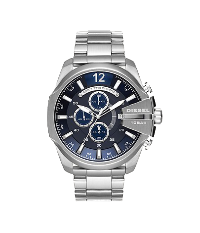 Diesel Mega Chief Stainless Steel men watch Collection with 2years ...