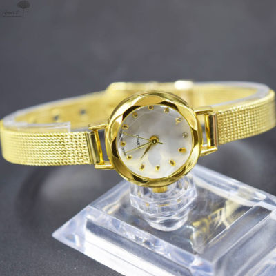 นาฬิกาผู้หญิง Amart สร้อยข้อมือสไตล์มินิมอลลิสต์สายอ่านง่ายอัลลอยของขวัญนาฬิกาที่ยอดเยี่ยมสำหรับผู้หญิง